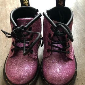 Doc Martens toddler /Girl glitter boot
